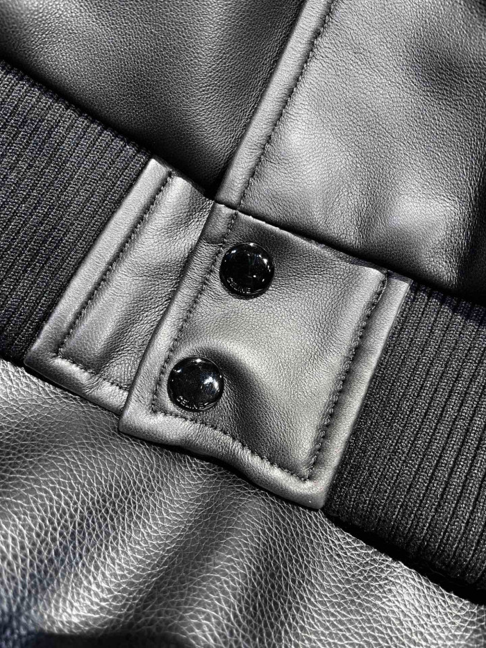 Celine Hooded Leather Jacket Coat #nigo94596