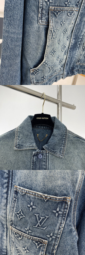 LouisVuitton Spring And Autumn Long Sleeved Denim Coat and Pants Set #nigo94515