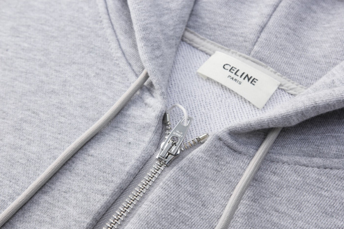 Celine Spring And Autumn Cotton Hooded Zipper Coat Jacket #nigo94128