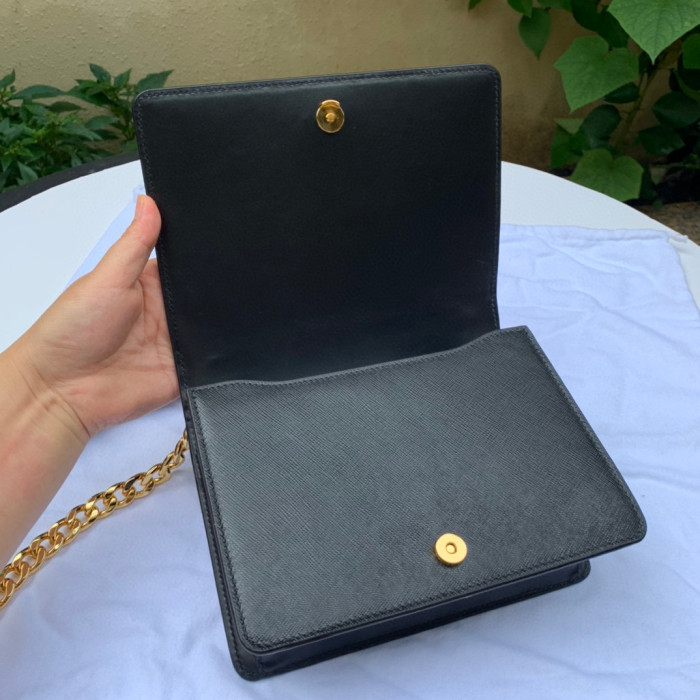Prada Chain Leather Shoulder Bag #nigo94912