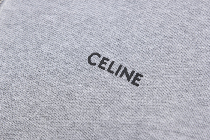 Celine Spring And Autumn Cotton Hooded Zipper Coat Jacket #nigo94128