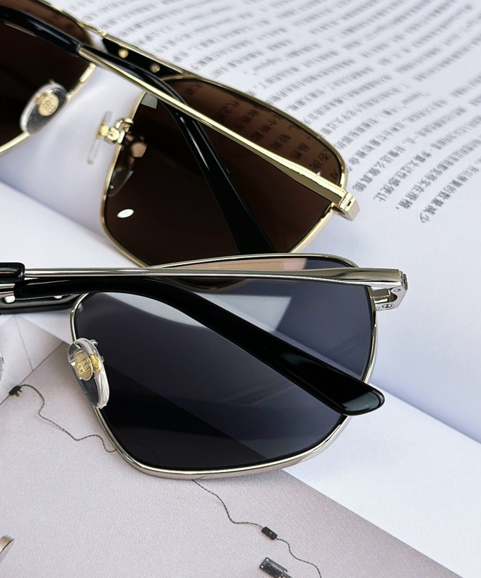Balenciaga TAG 2.0 Navigator Sunglasses Metal Aviator Glasses #nigo96356