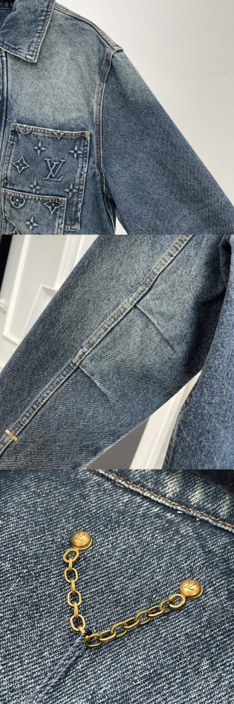 LouisVuitton Spring And Autumn Long Sleeved Denim Coat and Pants Set #nigo94515