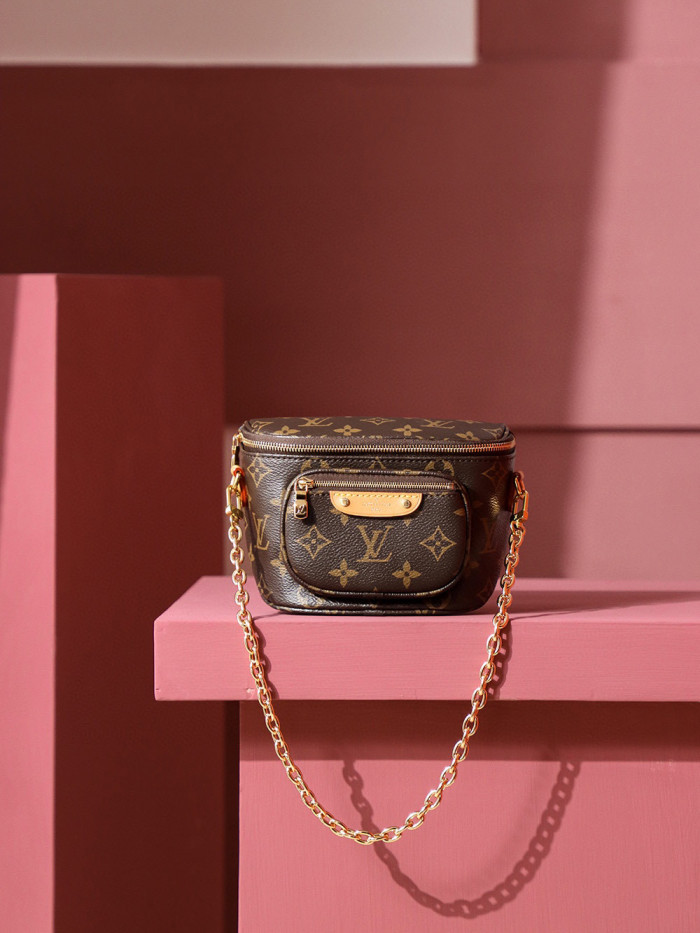 Louis Vuitton Leather Printed Waist Bag #nigo21259