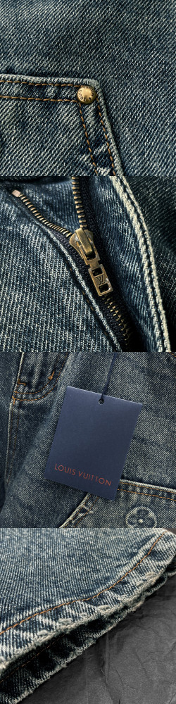LouisVuitton Spring And Autumn Long Sleeved Denim Coat and Pants Set #nigo94515