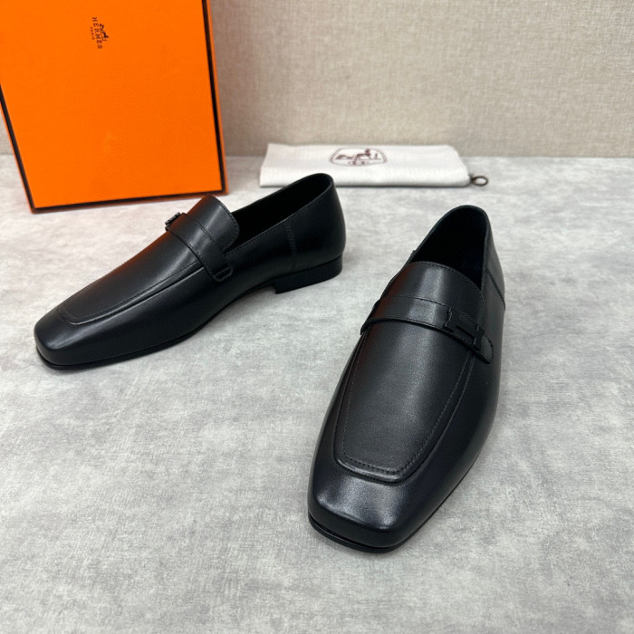 Hermès Men's Leather Loafers Shoes #nigo94898