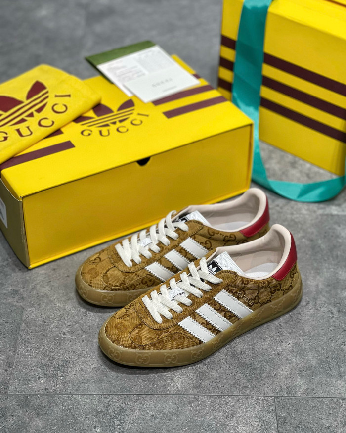GUCCI Men's and Women's Retro Flat Sneakers Shoes #nigo54691