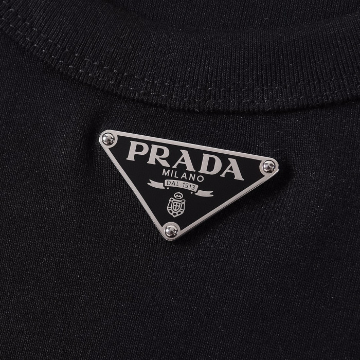 Prada NIGO Solid Color Short Sleeved T-shirt #nigo94651