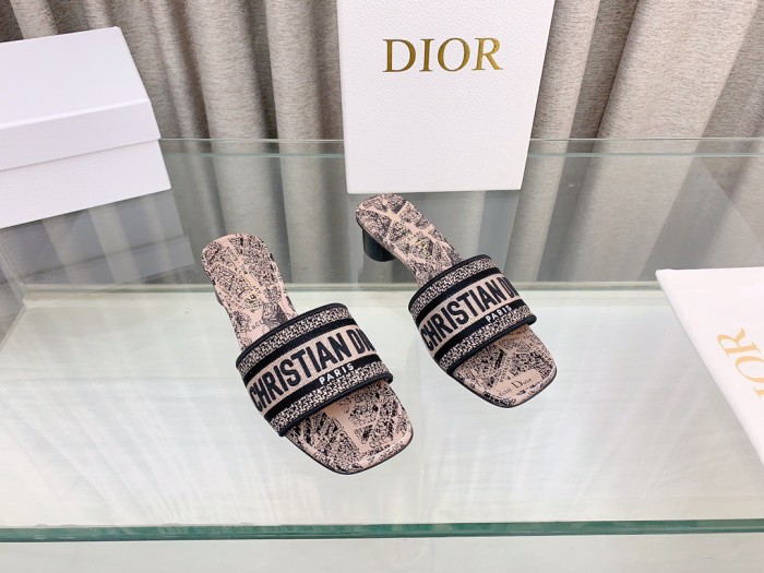Dior High Heels Slippers Sandals Summer Women's Shoes #nigo29156