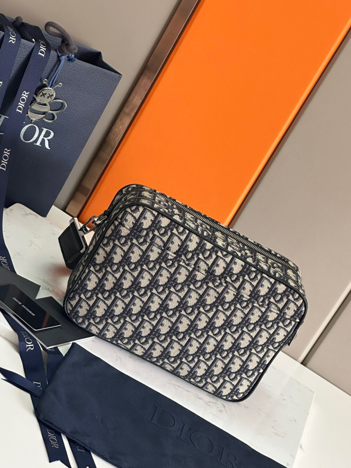DIOR Old Flower Canvas Square One Shoulder Briefcase Bag Bags #nigo56355