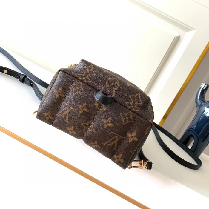 Louis Vuitton Leather Print Backpack Bag Bags #nigo53278