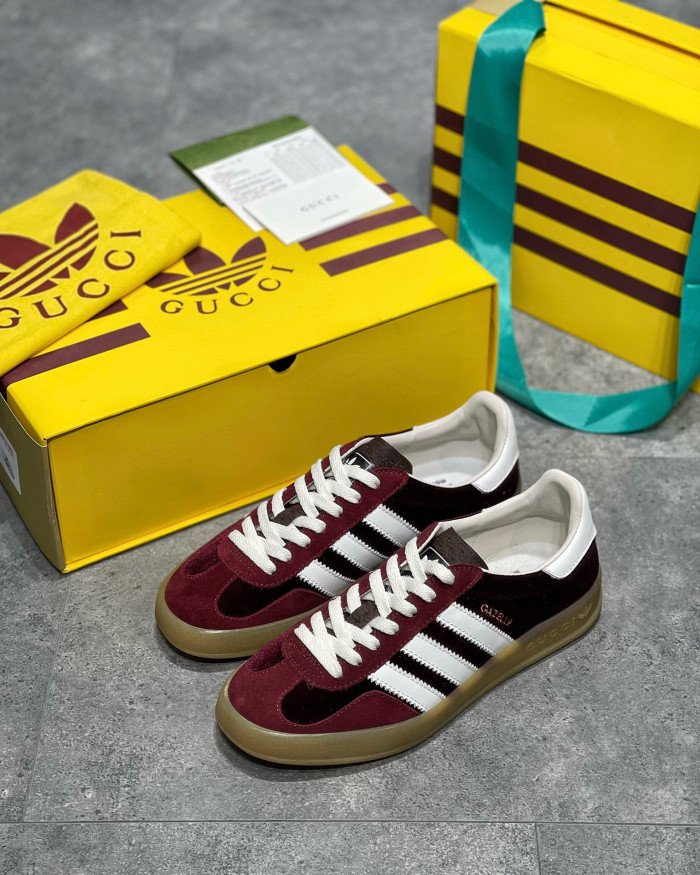 GUCCI Men's and Women's Retro Flat Sneakers Shoes #nigo54691