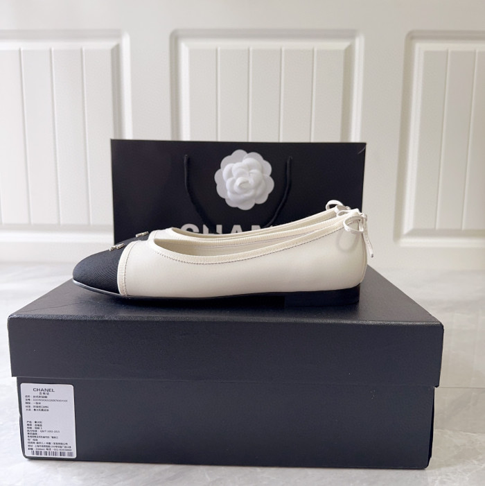 Chanel Cloth Faced Flat Shoes #nigo21249