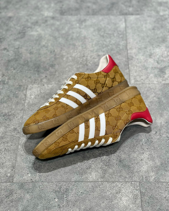 GUCCI Men's and Women's Retro Flat Sneakers Shoes #nigo54691