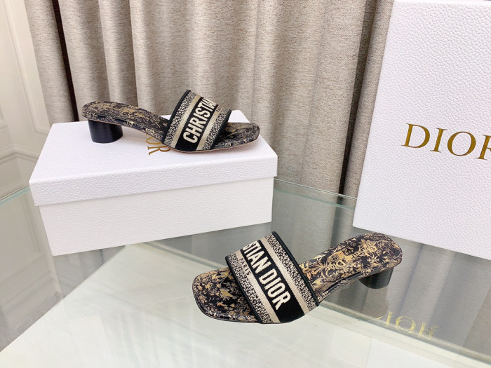 Dior High Heels Slippers Sandals Summer Women's Shoes #nigo29156