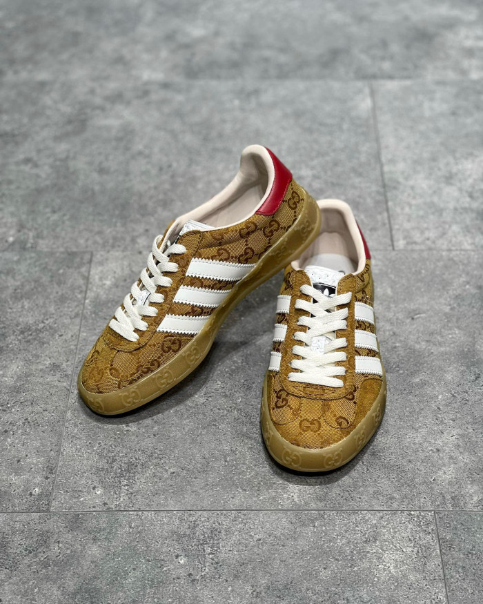 GUCCI Men's and Women's Retro Flat Sneakers Shoes #nigo54691