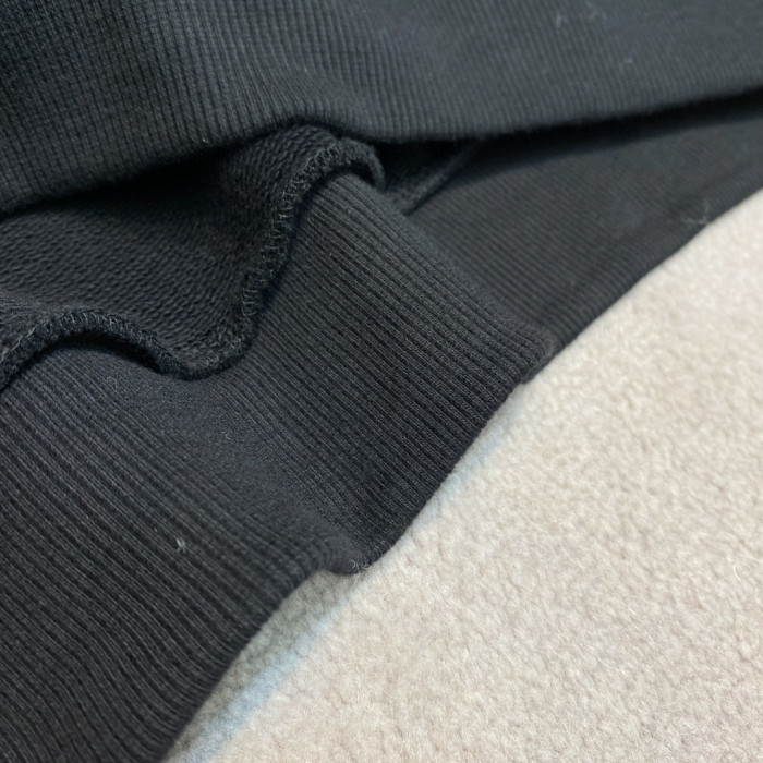 Balenciaga Knitted Cotton Hooded Sweatshirt Black #nigo95156