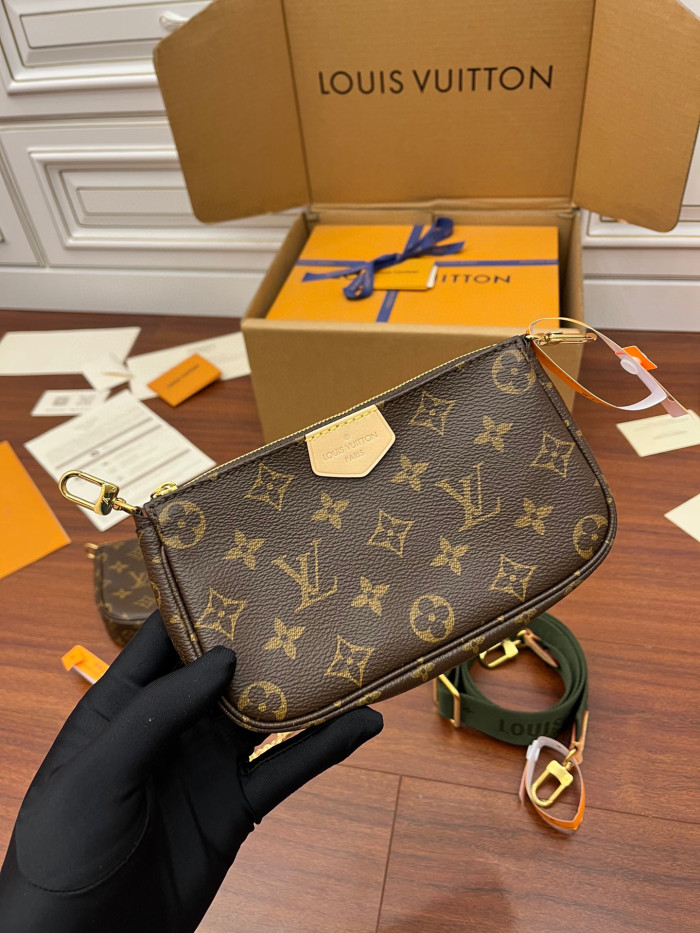 Louis Vuitton NIGO Multi-Bag Full Printed Old Flower Chest Leather Bags #nigo44813
