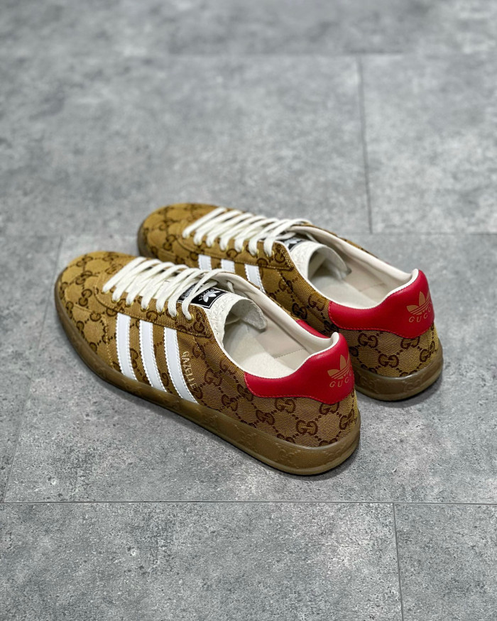 GUCCI Men's and Women's Retro Flat Sneakers Shoes #nigo54691