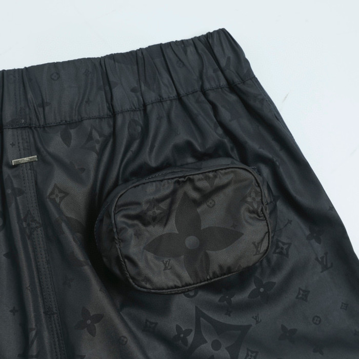 LouisVuitton NIGO Men's summer sports black shorts #nigo94166