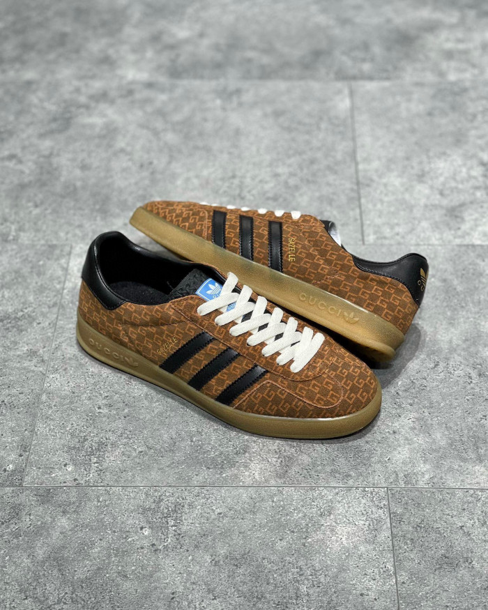 GUCCI Men's and Women's Retro Flat Sneakers Shoes #nigo54691