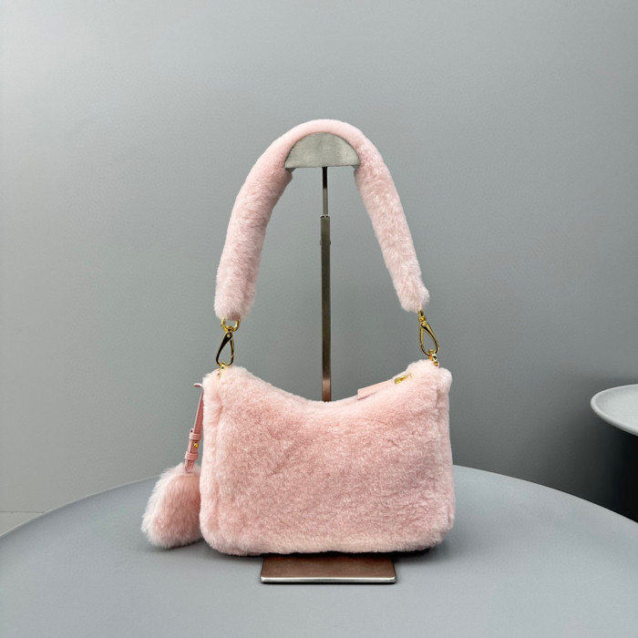 Prada Wool Maomao Single Shoulder Handheld Bags Bag #nigo56192