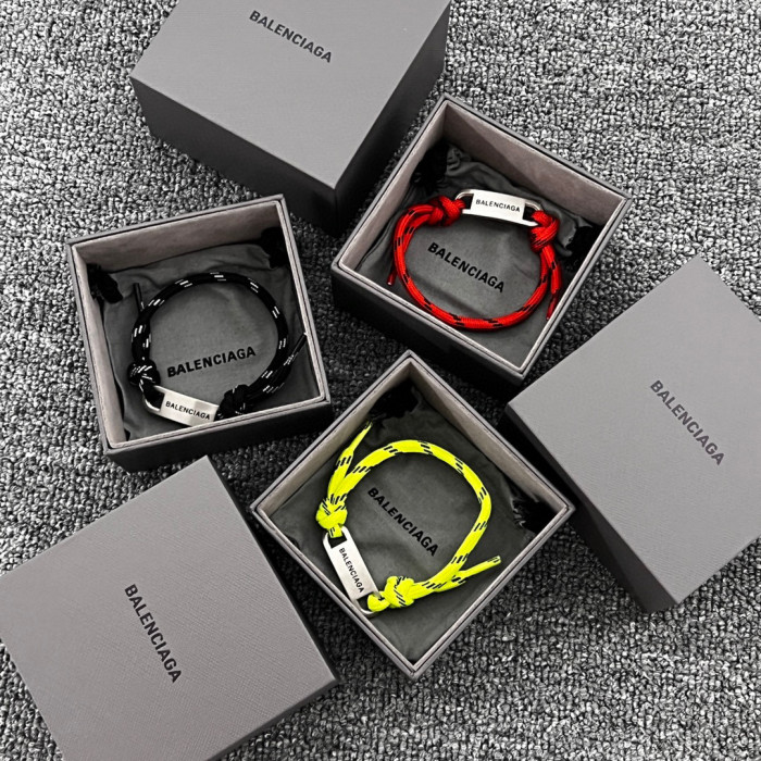 Balenciaga Refined Steel Drawcord Bracelet Accessories Jewelry #nigo82426