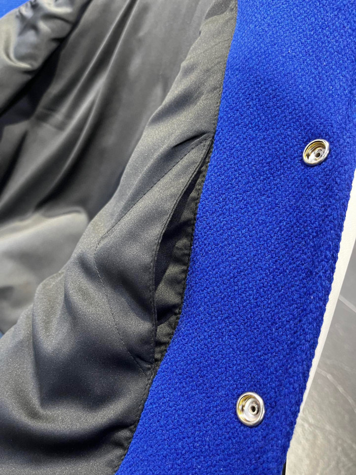 Celine Blue Baseball Jacket #nigo94375
