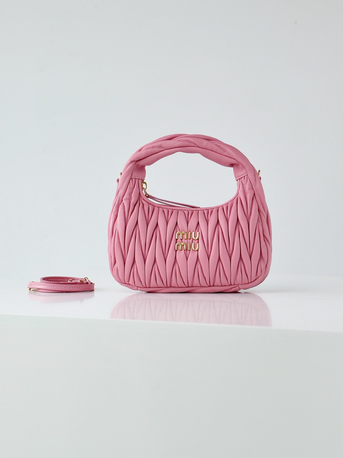 MiuMiu NIGO Pleated One Shoulder Handbag Bag Bags #nigo56962