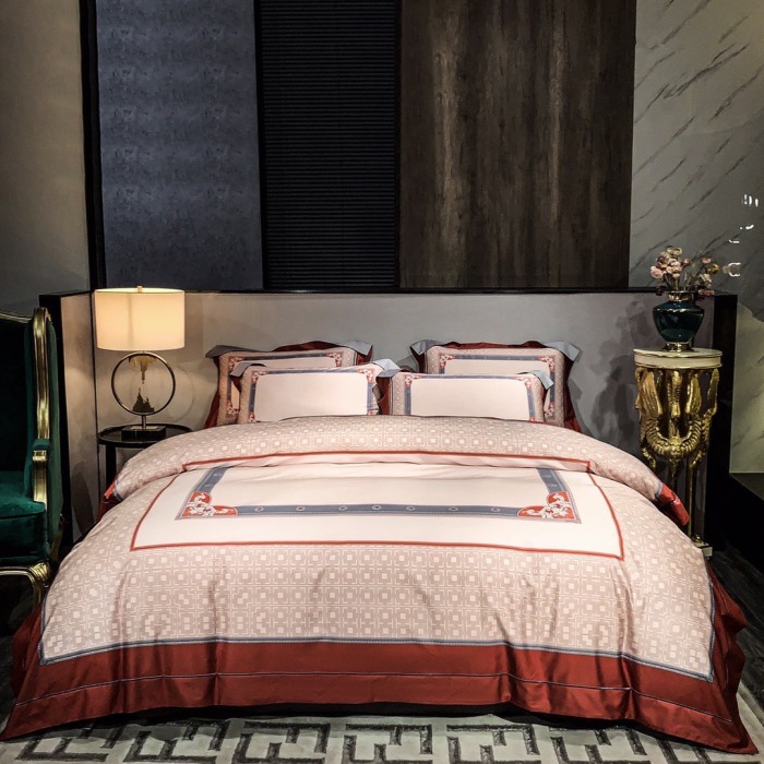 Hermes NIGO Pure cotton bedding, four piece set, bed sheets, quilt covers, pillowcases #nigo56342
