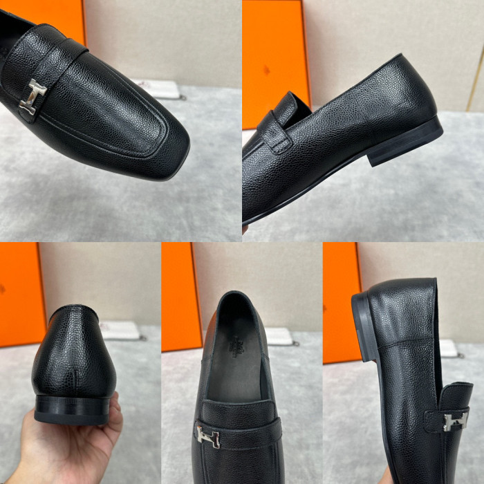 Hermès Men's Leather Loafers Shoes #nigo94898