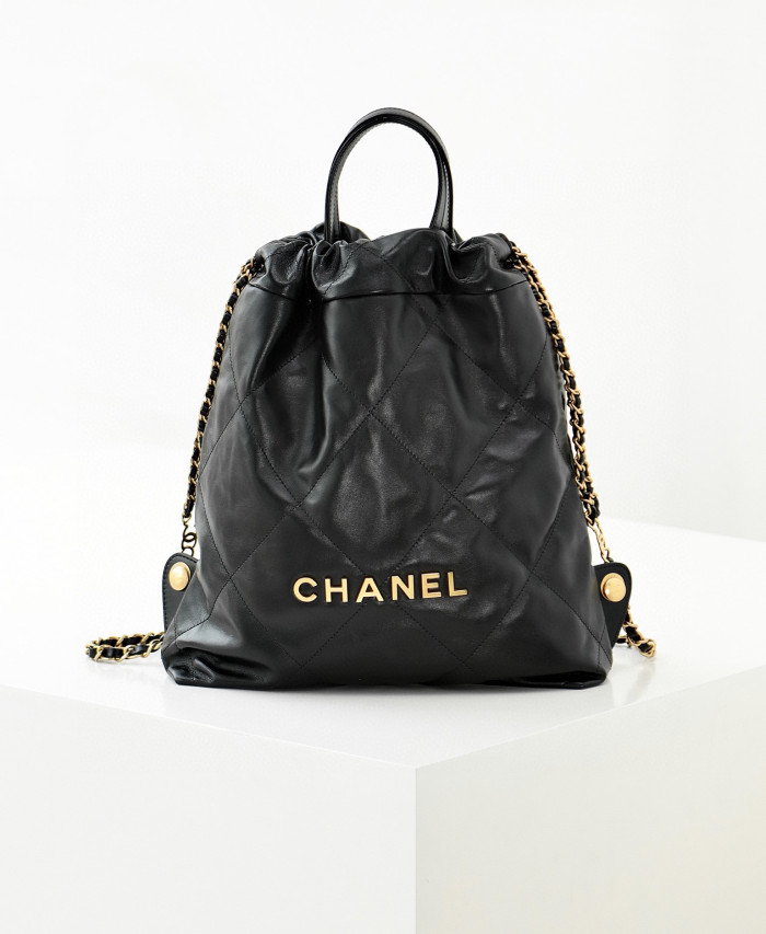 Chanel NIGO Leather Chain Backpack Bag #nigo21218