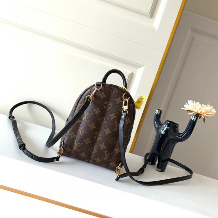 Louis Vuitton Leather Print Backpack Bag Bags #nigo53278