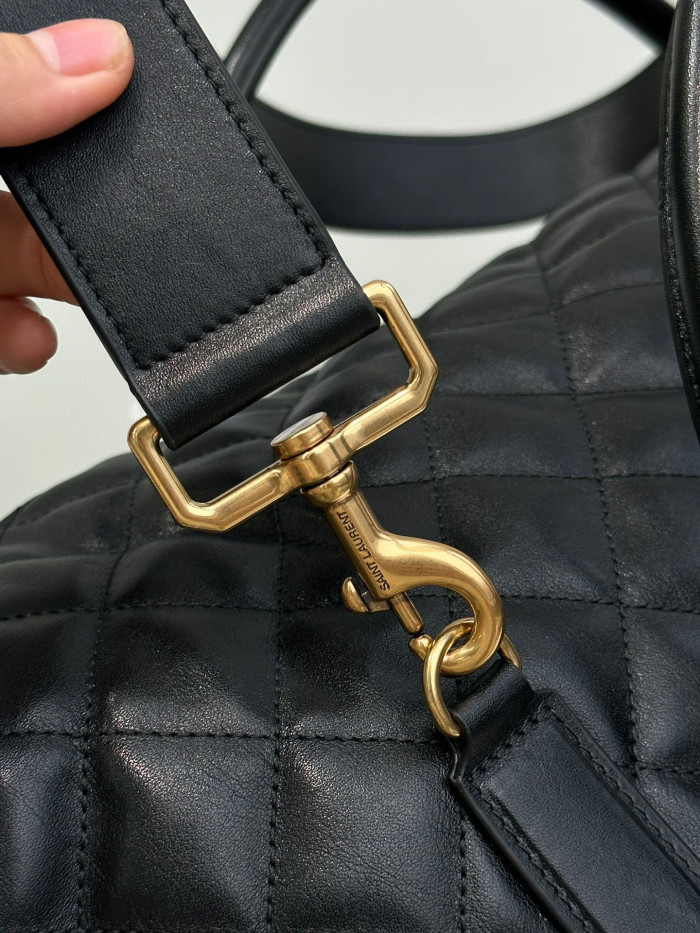 Saint Laurent NIGO Quilted Leather Travel Bag Handbag #nigo57398