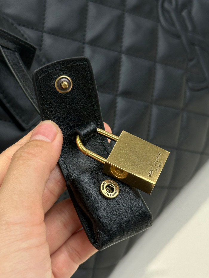 Saint Laurent NIGO Quilted Leather Travel Bag Handbag #nigo57398