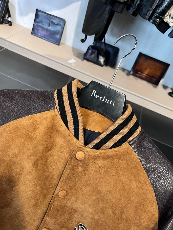 Berluti Leather Jacket Coat #nigo6111