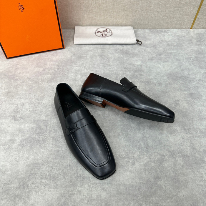 Hermès Men's Leather Loafers Shoes #nigo94898