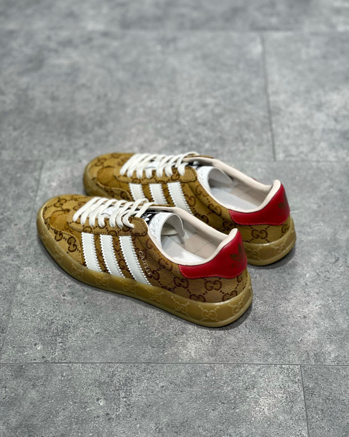 GUCCI Men's and Women's Retro Flat Sneakers Shoes #nigo54691