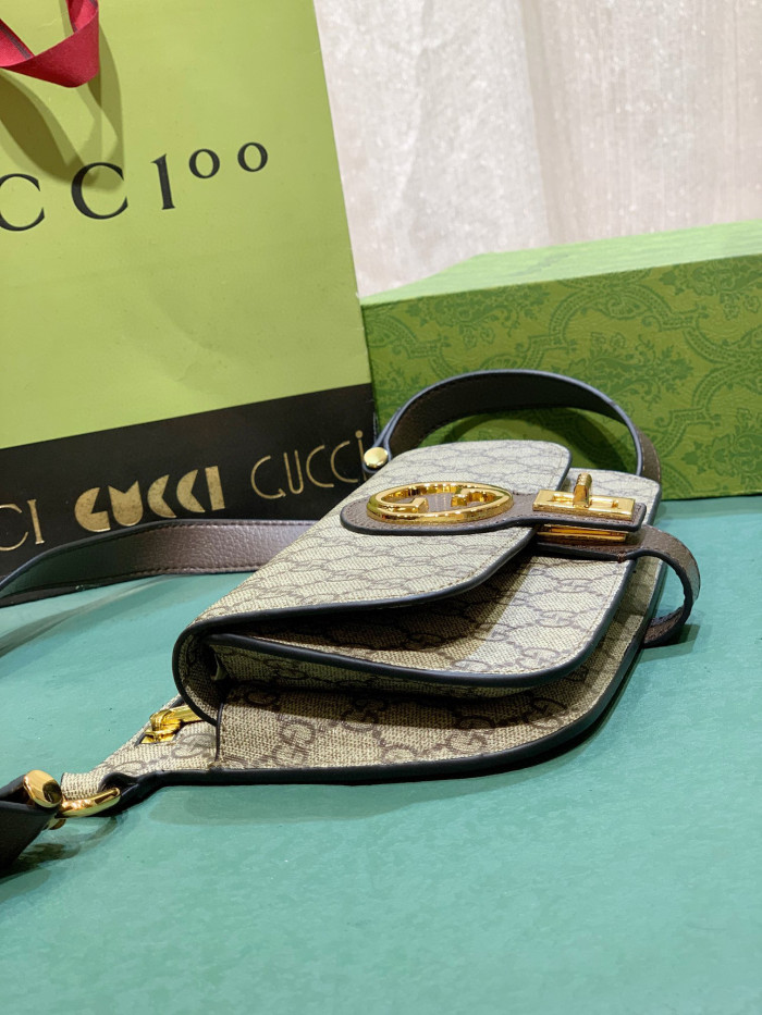 Gucci  Leather Single Shoulder Messenger Bag Bags #nigo56291