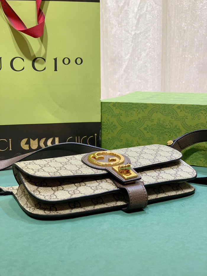 Gucci  Leather Single Shoulder Messenger Bag Bags #nigo56291