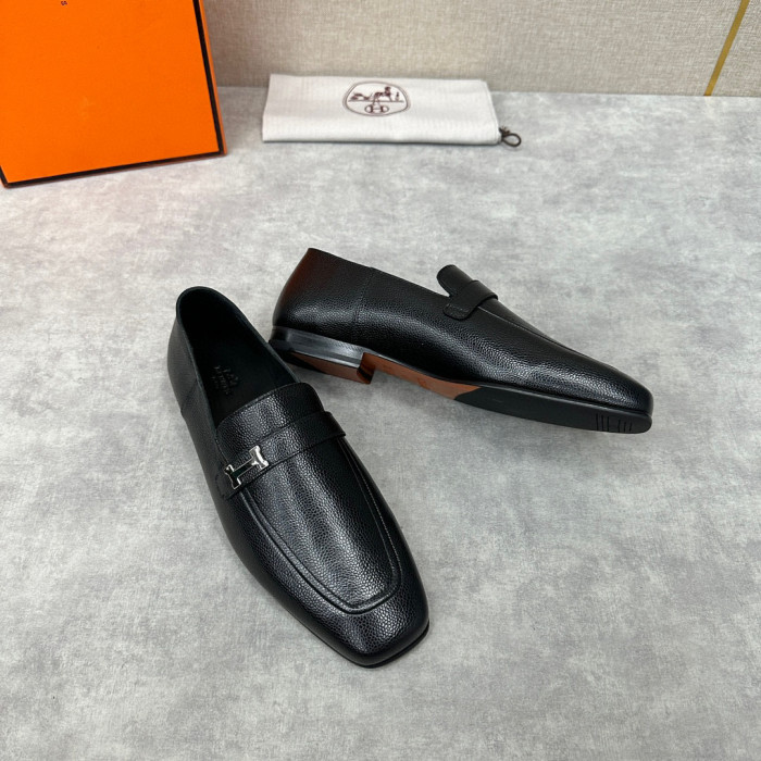 Hermès Men's Leather Loafers Shoes #nigo94898