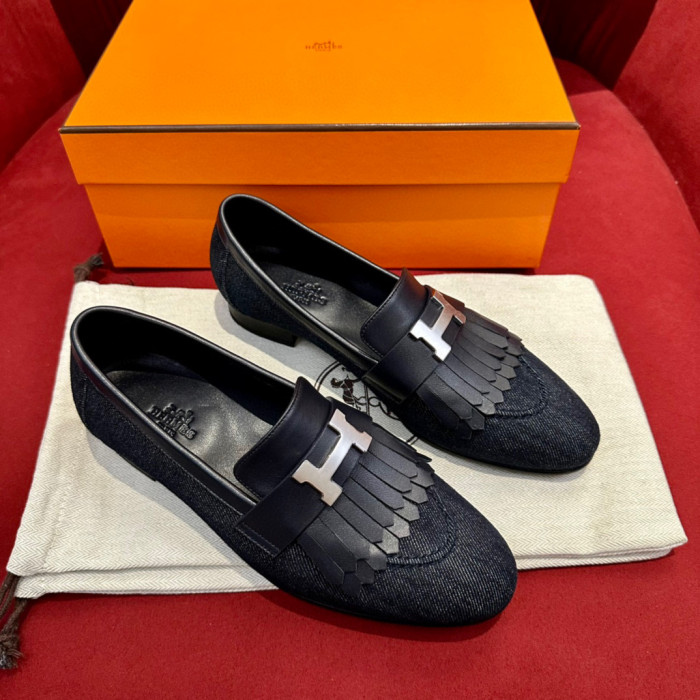Hermès NIGO Denim Muller Shoes #nigo94236