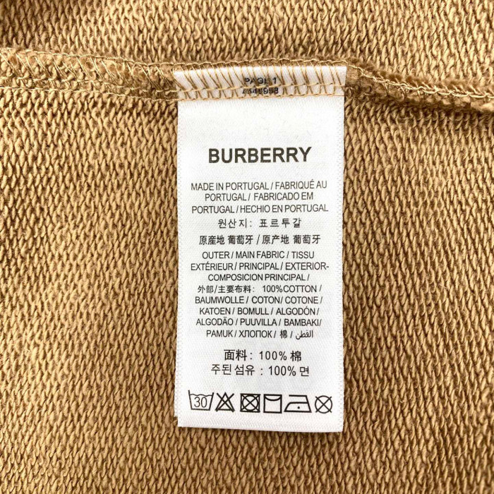 Burberry Black Cotton Pullover Sweater #nigo56444