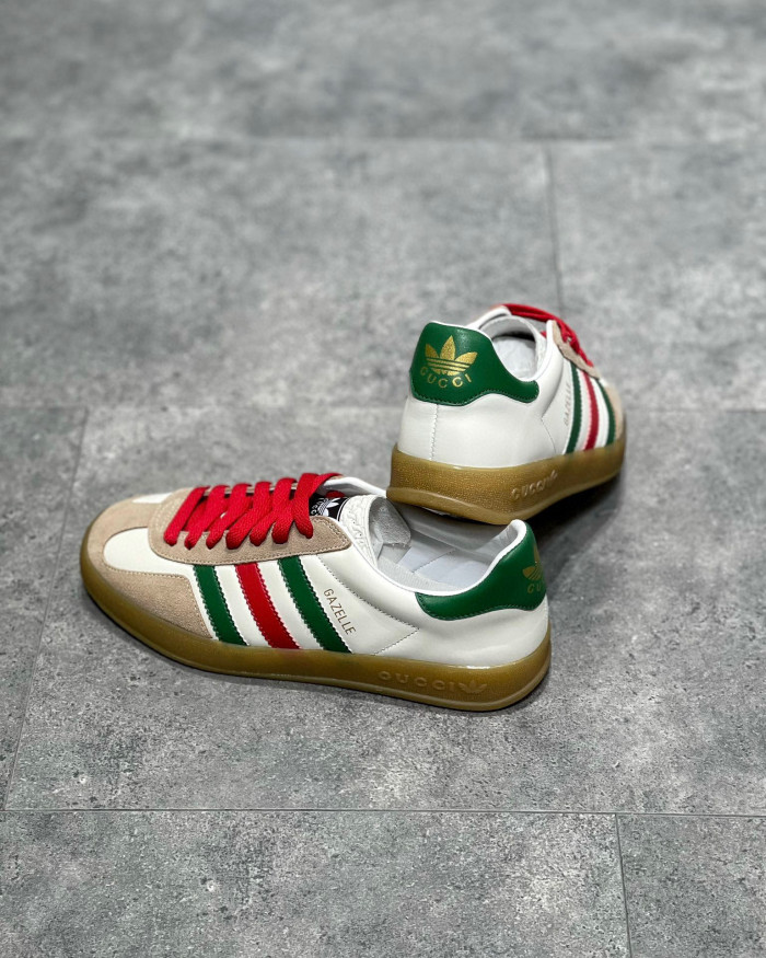 GUCCI Men's and Women's Retro Flat Sneakers Shoes #nigo54691