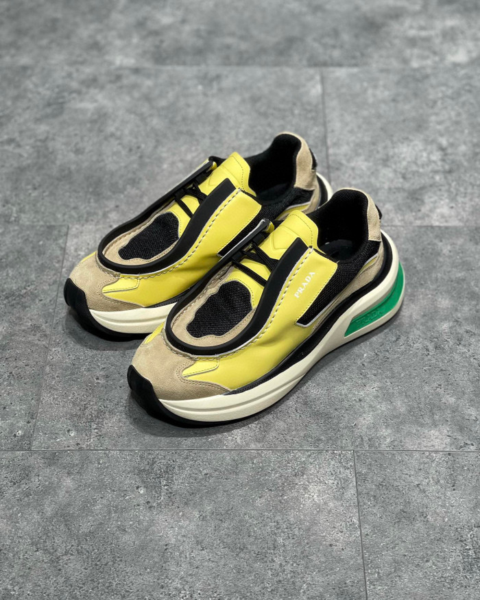 Prada Suede Fabric Low Top Sneakers Shoes #nigo95158