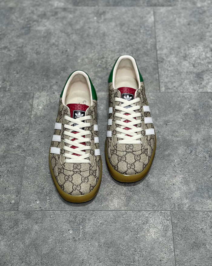 GUCCI Men's and Women's Retro Flat Sneakers Shoes #nigo54691