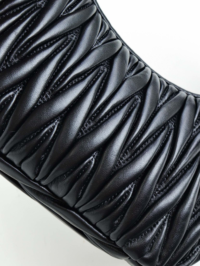 MiuMiu NIGO Pleated One Shoulder Handbag Bag Bags #nigo56962
