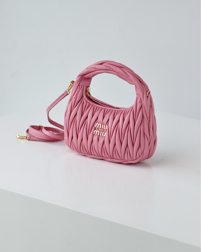 MiuMiu NIGO Pleated One Shoulder Handbag Bag Bags #nigo56962