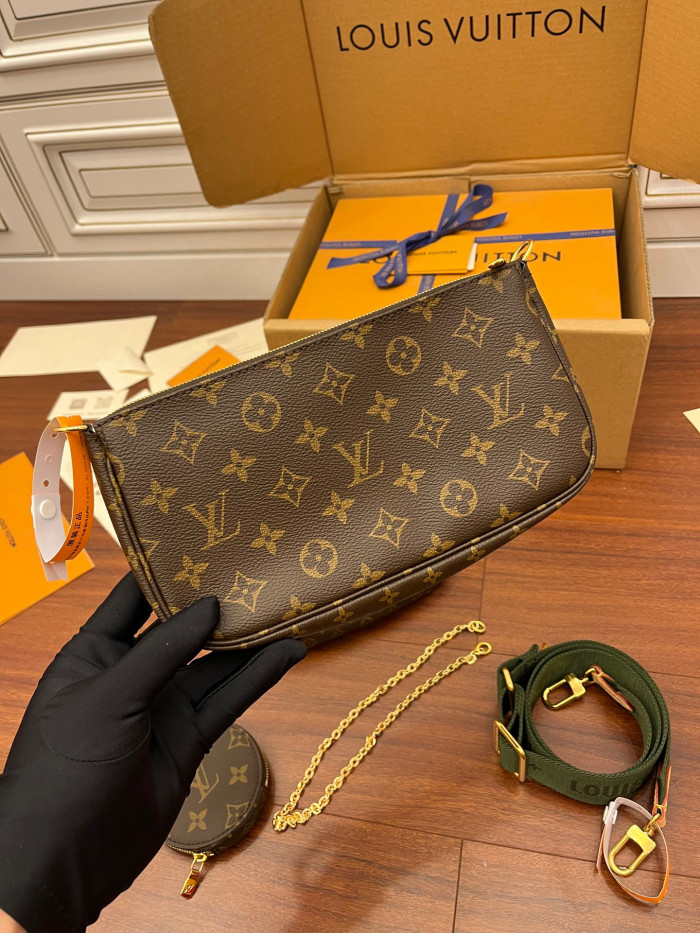 Louis Vuitton NIGO Multi-Bag Full Printed Old Flower Chest Leather Bags #nigo44813