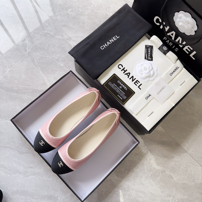 Chanel Cloth Faced Flat Shoes #nigo21249